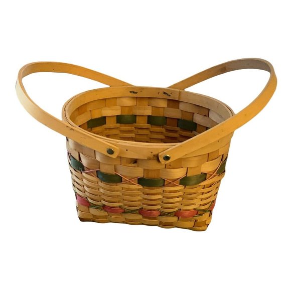 Vintage Christmas Collection Season Greetings Basket - Picture 1 of 4